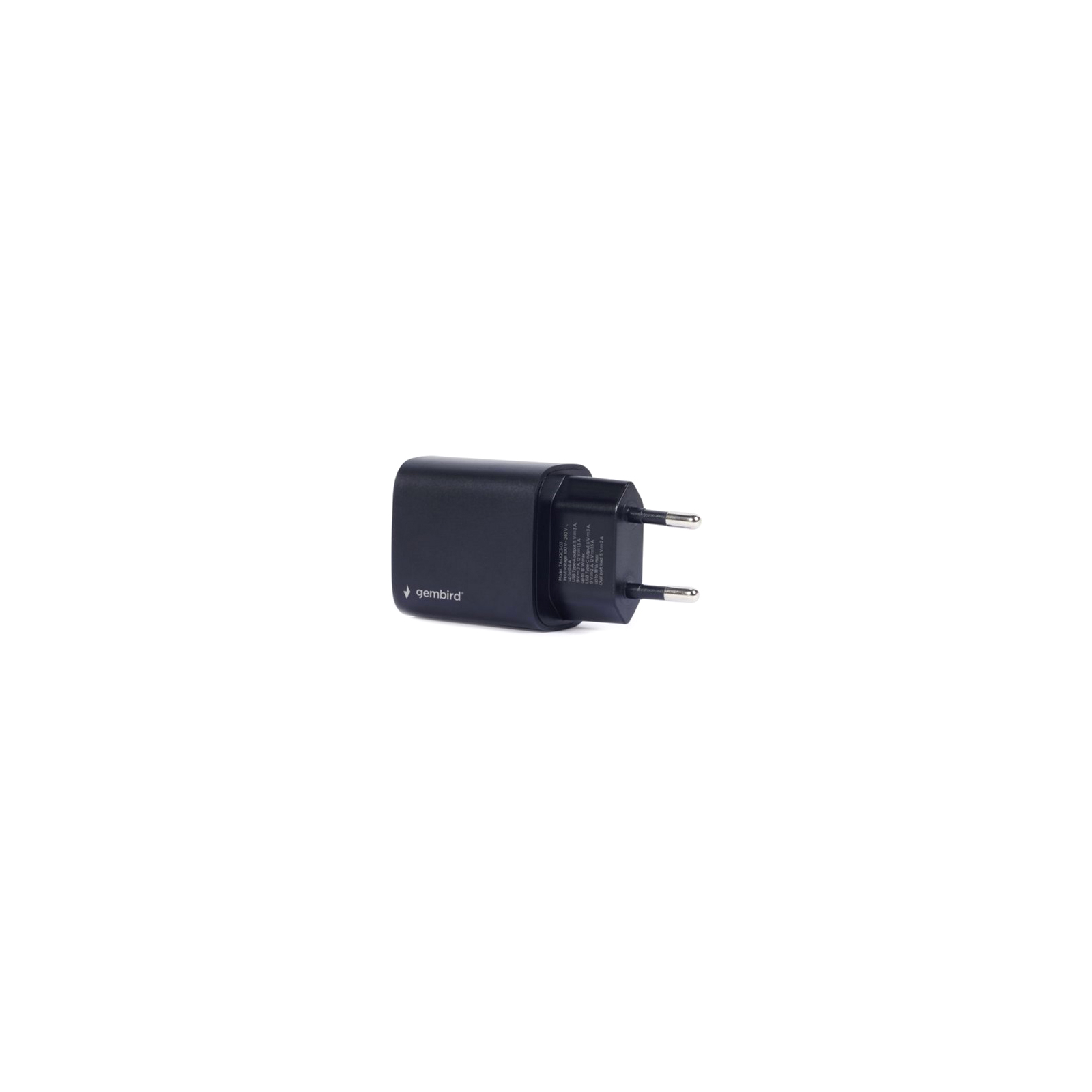Зарядное устройство Gembird USB-A + USB-C (PD 18W + QC3.0 18W) (TA-UQC3-03)