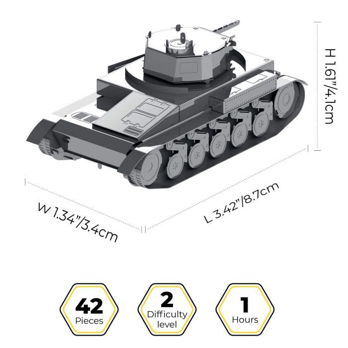 Конструктор Metal Time колекційна модель Pz.Kpfw. II (MT060) зображення 2
