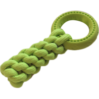 Іграшка для собак AnimAll GrizZzly кросфіт з кільцем 24х10 см зелена (6914068019574)