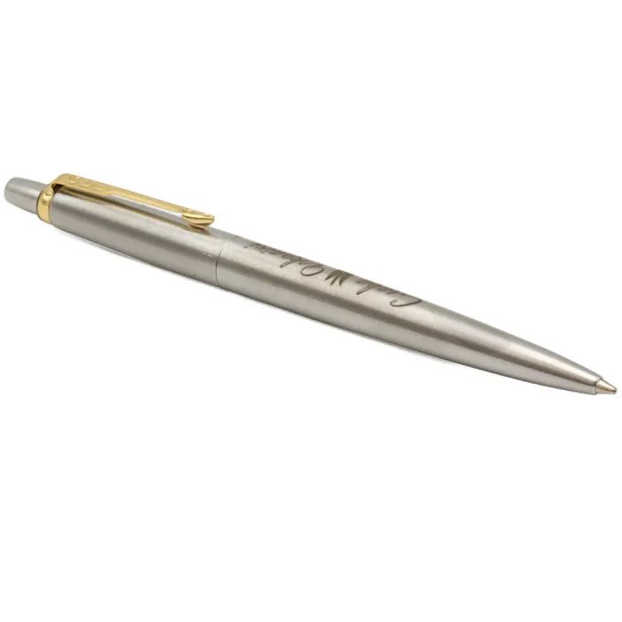 Ручка шариковая Parker JOTTER 17 UKRAINE SS GT BP Трезубец Слава Україні (16032_TR3) изображение 3