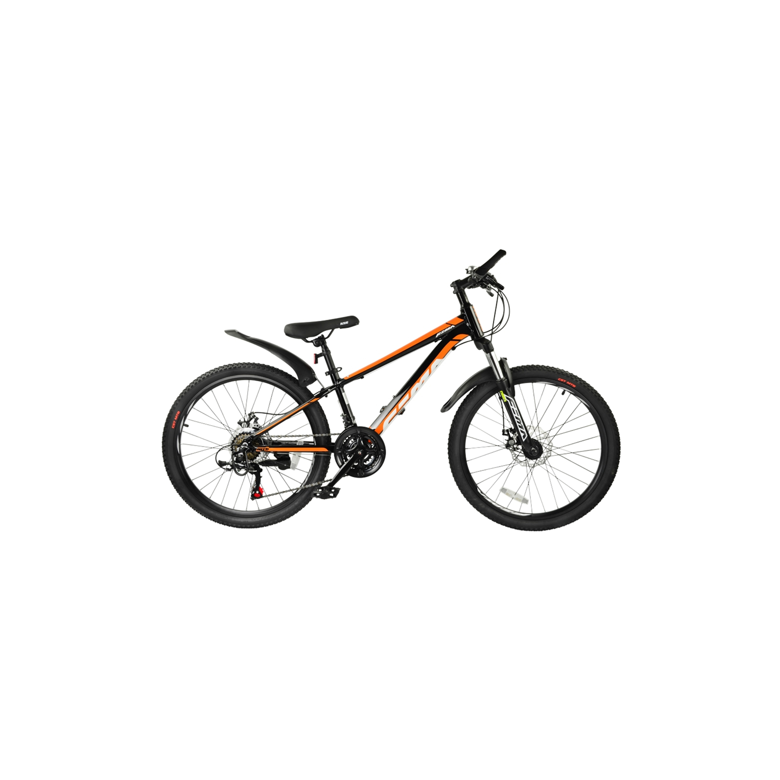 Детский велосипед Royal Baby Fema MTB 1.0 24" Official RU 2021 Черный (RB24-10-BLK)