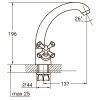 Змішувач AQUATICA PL-4B355C зображення 3