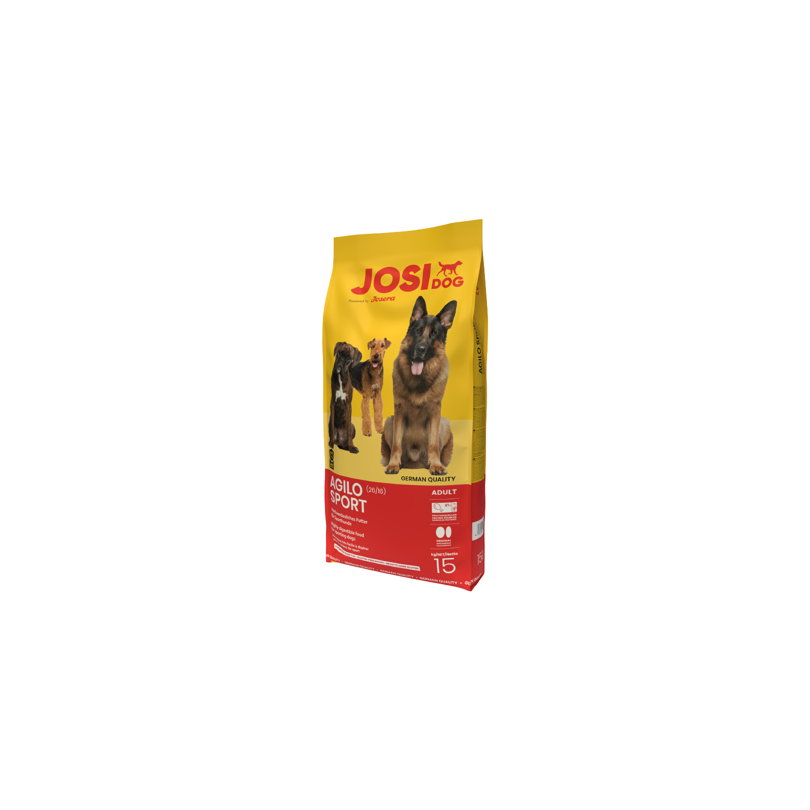 Сухой корм для собак Josera JosiDog Agilo Sport Adult 15 кг (4032254770657)