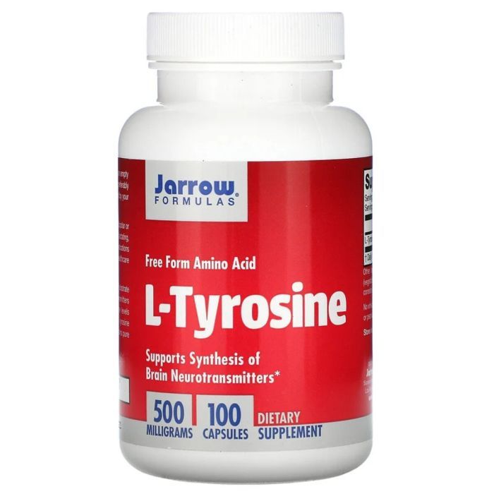 Витаминно-минеральный комплекс Jarrow Formulas Тирозин, L-Tyrosine, 500 мг, 100 капсул (JRW-15001)