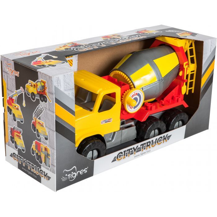 Спецтехніка Tigres Авто "City Truck" бетонозмішувач в коробці (39365) зображення 2