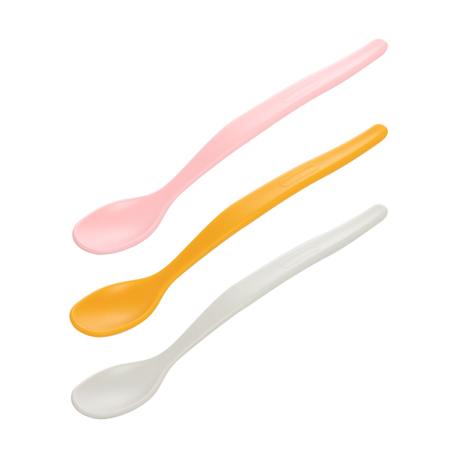 Набір дитячого посуду Canpol babies Перші ложечки для годування 3 шт рожеві (31/419_pin)