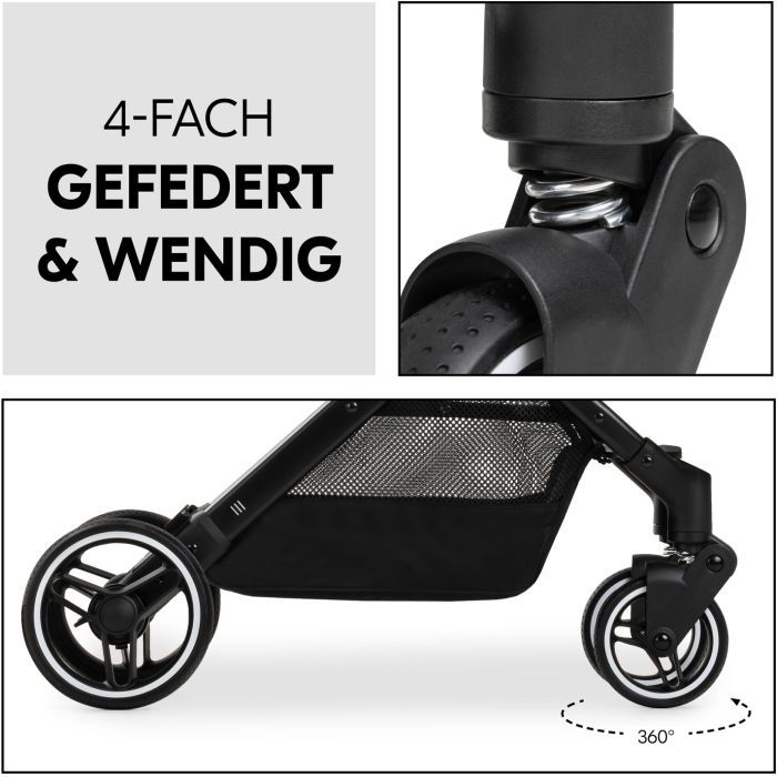 Коляска Hauck Travel N Care Plus Black (16018-3) изображение 8