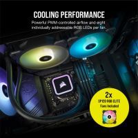 Система жидкостного охлаждения Corsair iCUE H100x RGB Elite (CW-9060065-WW2) изображение 12