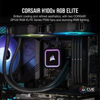Система жидкостного охлаждения Corsair iCUE H100x RGB Elite (CW-9060065-WW2) изображение 9