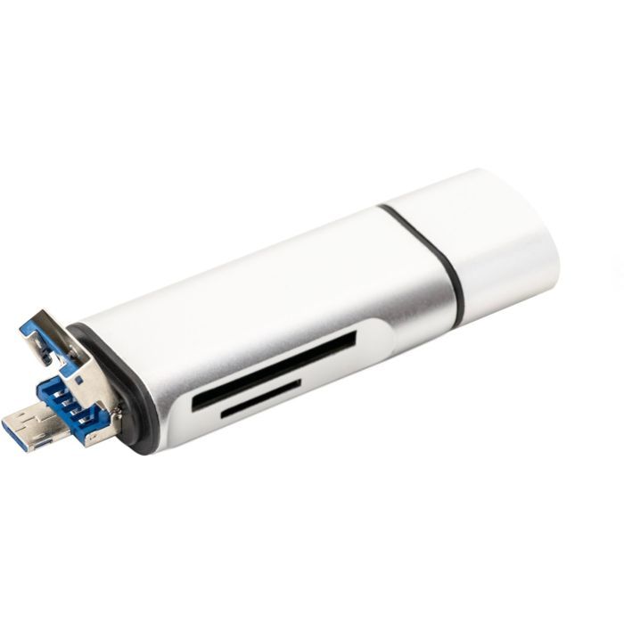 Концентратор XoKo AC-440 Type-C USB 3.0 and MicroUSB/SD Card Reader (XK-AС-440) зображення 4