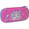 Пенал Cool For School 1 отделение с органайзером фуксия (QT-5634-Rosered)