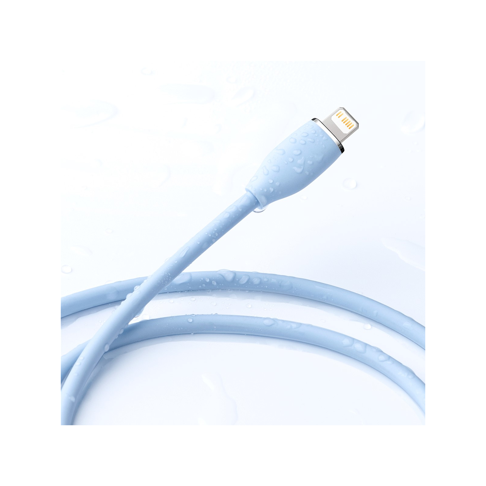 Дата кабель USB-C to Lightning 1.2m 20W Blue Baseus (CAGD020003) зображення 4