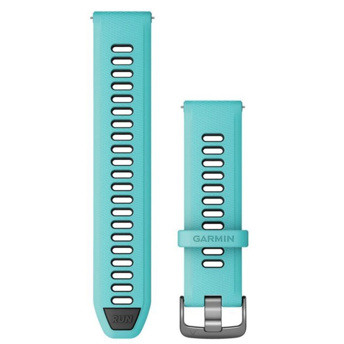Ремешок для смарт-часов Garmin Replacement Band, Forerunner 265, Aqua, 22mm (010-11251-A2)