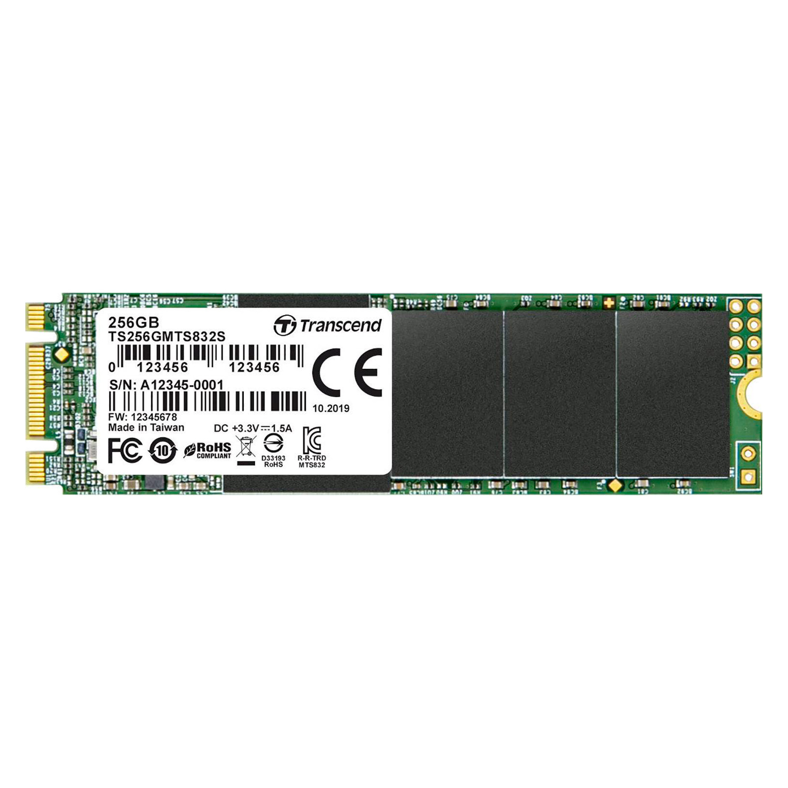 Накопитель SSD M.2 2280 512GB Transcend (TS512GMTS832S)