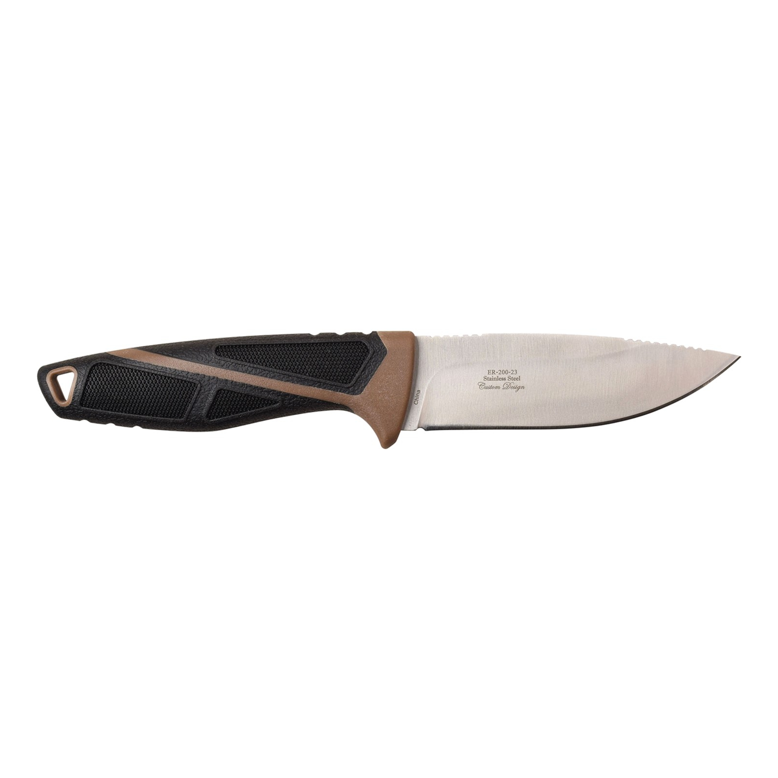 Нож Elk Ridge з кресалом Brown (ER-200-23BR) изображение 3