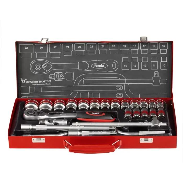 Набір інструментів Ronix 1/2", 24 шт (RH-2644)