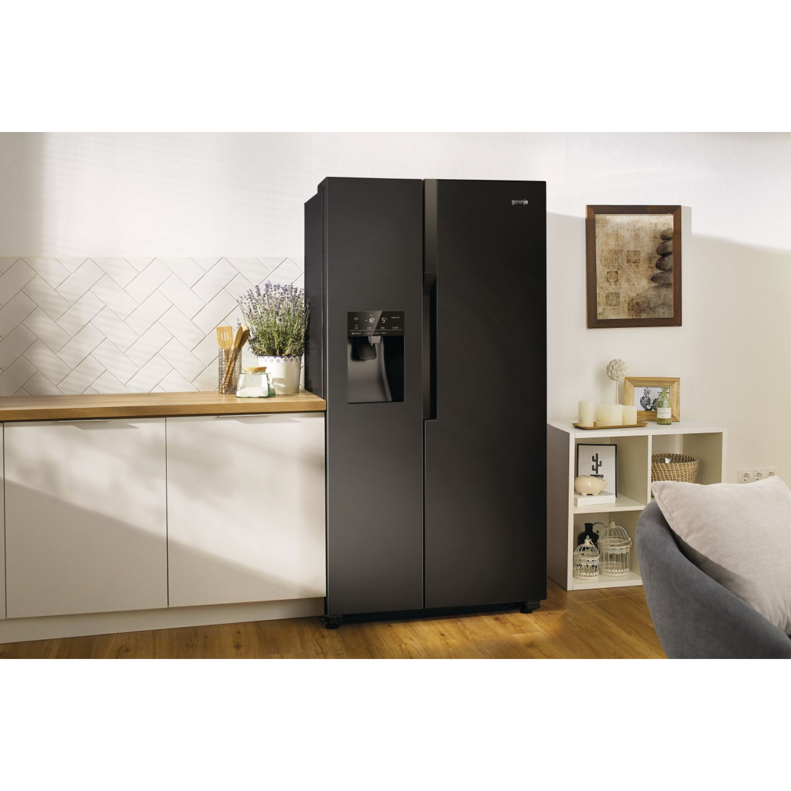Холодильник Gorenje NRS9EVB зображення 2