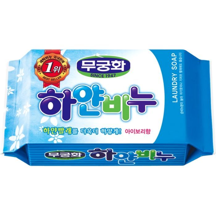 Мыло для стирки Mukunghwa Bleaching Laundry Soap с эффектом отбеливания 230 г (8801173400275)