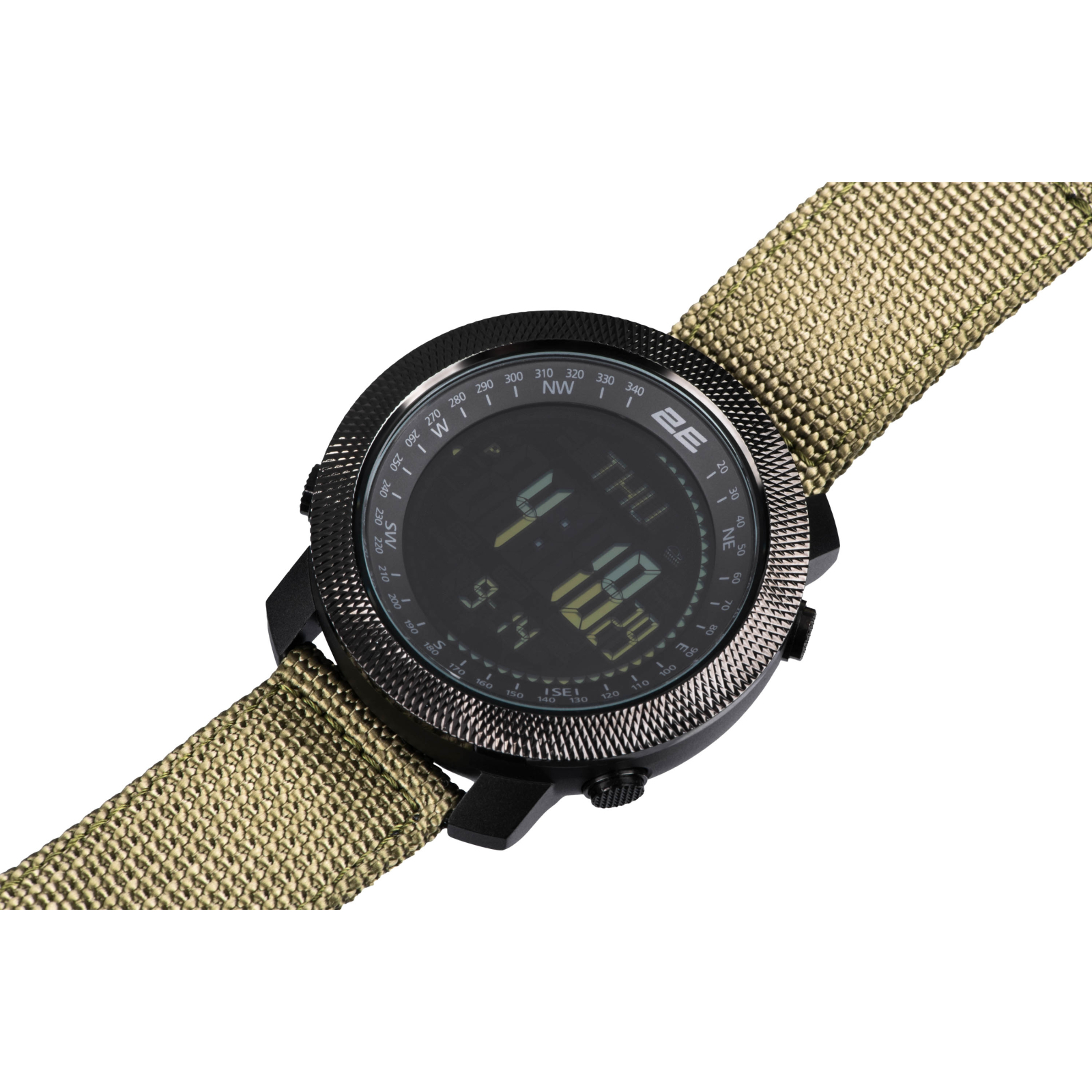 Смарт-часы 2E Trek Pro Black-Green з компасом, барометром та крокоміром (2E-TCW30BK) изображение 6