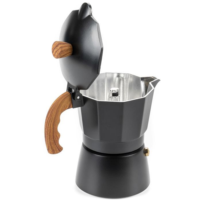 Гейзерная кофеварка Hölmer Natural 450 мл (CF-0450-BW Natural) изображение 4