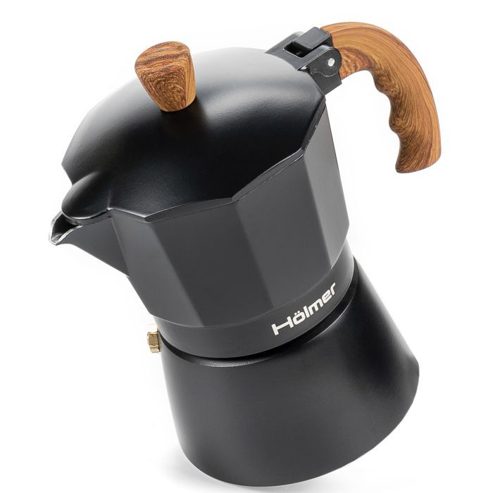 Гейзерная кофеварка Hölmer Natural 450 мл (CF-0450-BW Natural) изображение 5