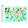 Развивающая игрушка Janod Магнитный набор Карта мира с животными (J05468) изображение 5