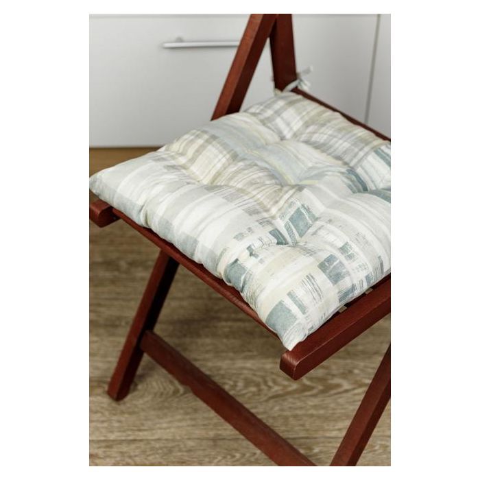 Подушка на стул Прованс Клетка 40х40 см (4823093449749) изображение 3