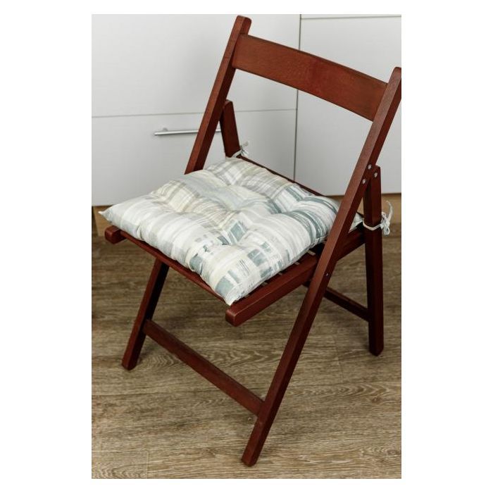 Подушка на стул Прованс Клетка 40х40 см (4823093449749) изображение 4