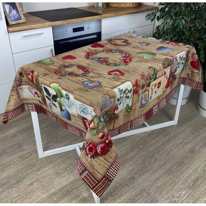Скатерть Прованс гобеленовая Wooden 134х180 см (4823093435988) изображение 4