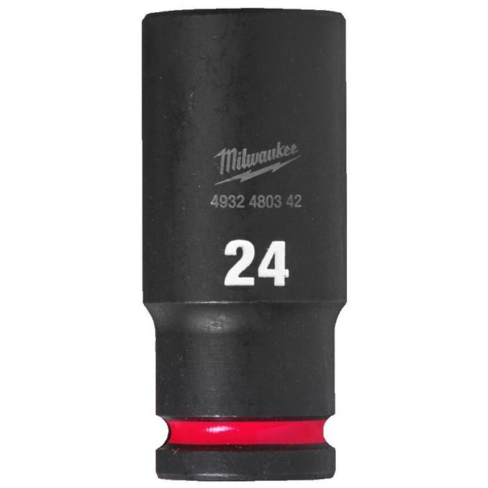 Головка торцева Milwaukee ShW 1/2" 24 мм, довга (4932480342)