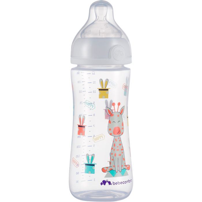 Бутылочка для кормления Bebe Confort Emotion, 360 мл, 6+ мес (желтая) (3102202030)
