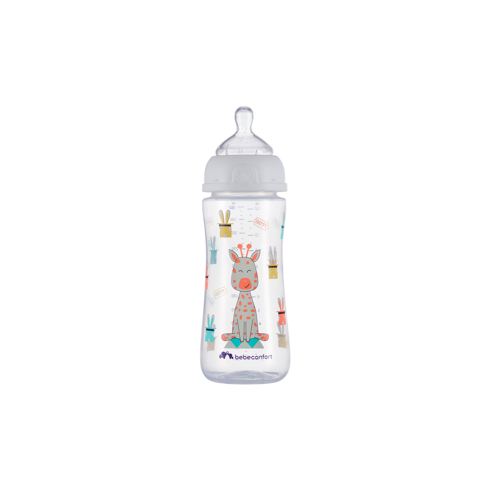 Пляшечка для годування Bebe Confort Emotion, 360 мл, 6+ міс (біла) (3102202020) зображення 2