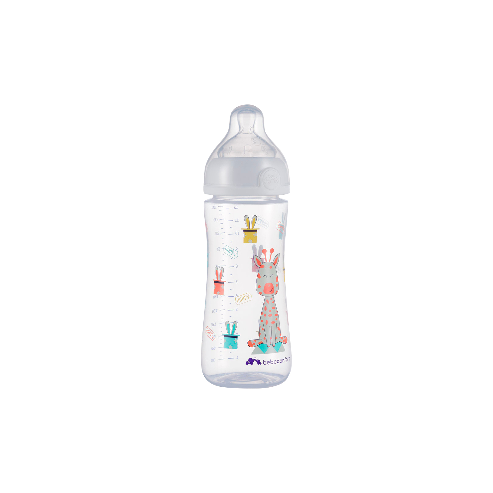 Пляшечка для годування Bebe Confort Emotion, 360 мл, 6+ міс (біла) (3102202020)