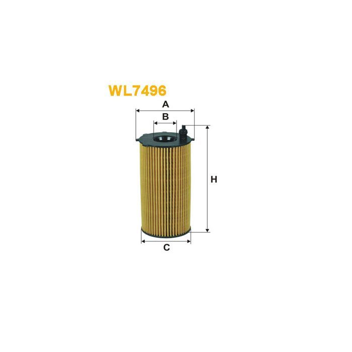 Фільтр масляний Wixfiltron WL7496