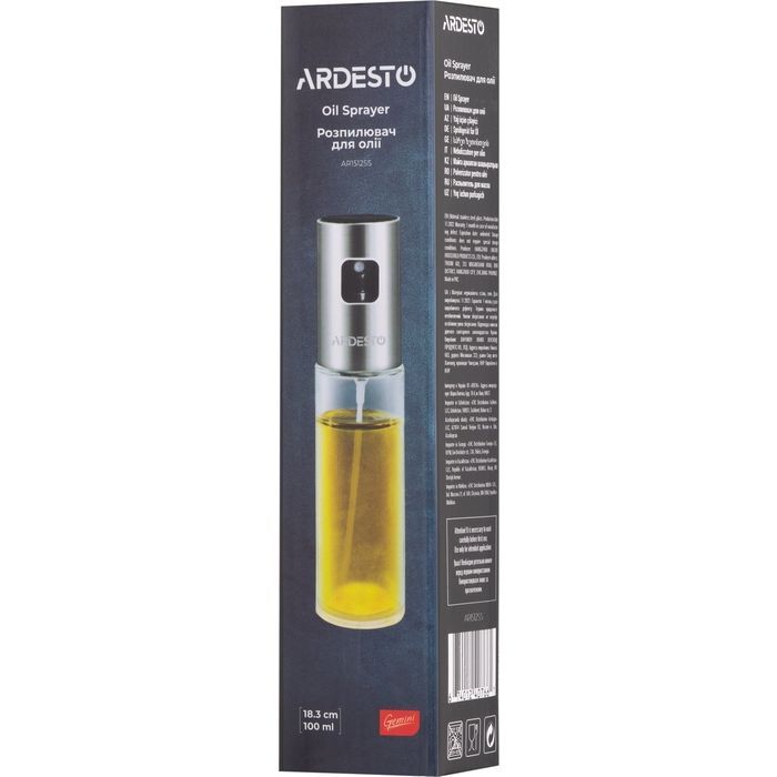 Пляшка для олії Ardesto Gemini Розпилювач 100 мл (AR1512SS) зображення 6