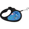 Повідець для собак WAUDOG R-leash "Рік та Морті 3" M до 25 кг 5 м чорний (8125-0282-01)