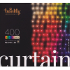 Гірлянда Twinkly Smart LED Curtain RGBW 400, Gen II, IP44, 1.45 х 2.1м, прозорий (TWW400SPP-TEU)
