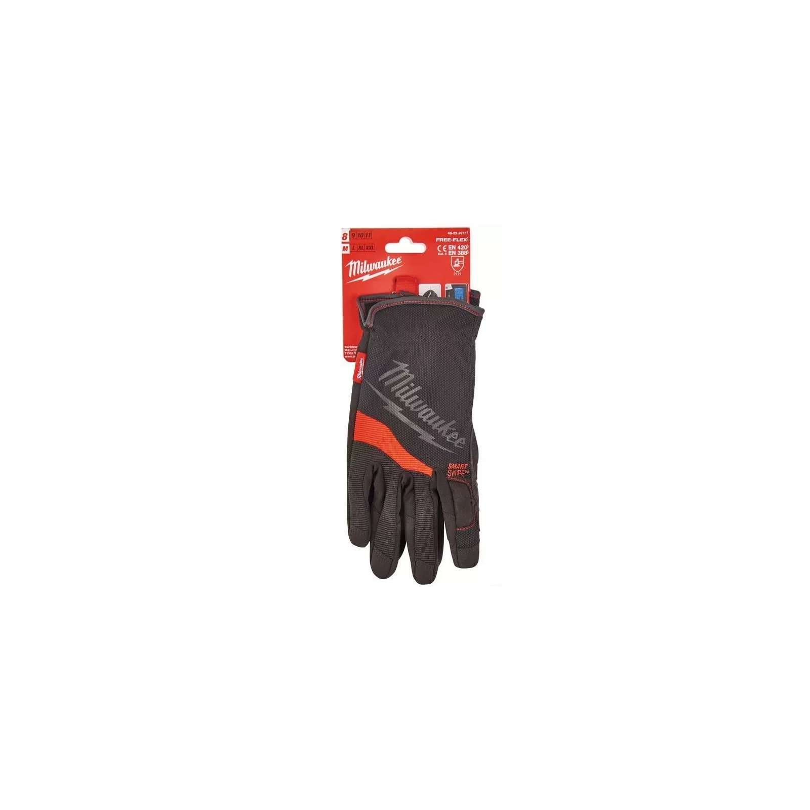 Защитные перчатки Milwaukee м'які Free-Flex, 9/L (48229712) изображение 4