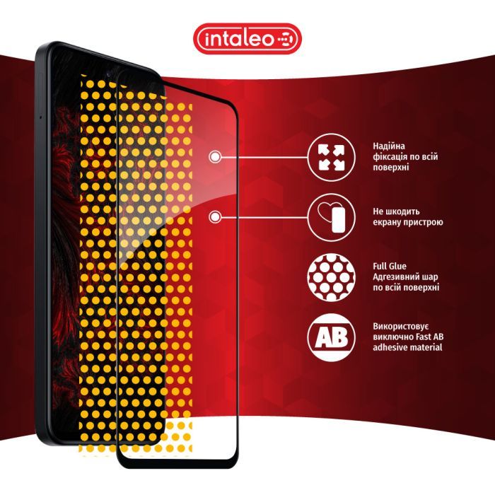 Стекло защитное Intaleo Full Glue Xiaomi Redmi 12 (1283126573231) изображение 6