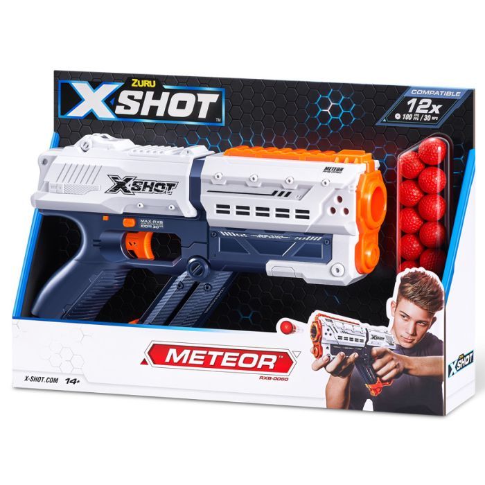 Іграшкова зброя Zuru X-Shot Швидкострільний бластер EXCEL NEW CHAOS Meteor (12 кульок) (36282R) зображення 4