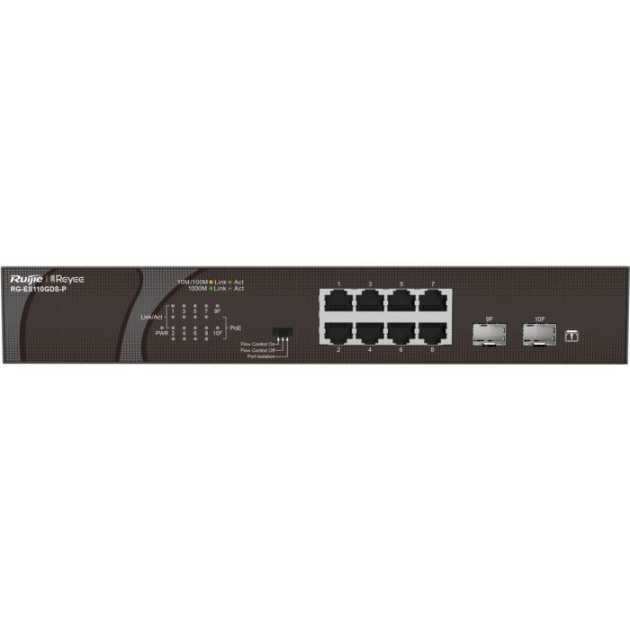 Комутатор мережевий Ruijie Networks RG-ES110GDS-P зображення 2