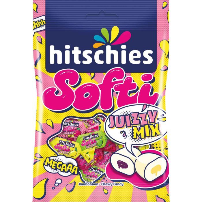 Конфета Hitschies Softi Juizzy Mix 90 г (4003840003909)