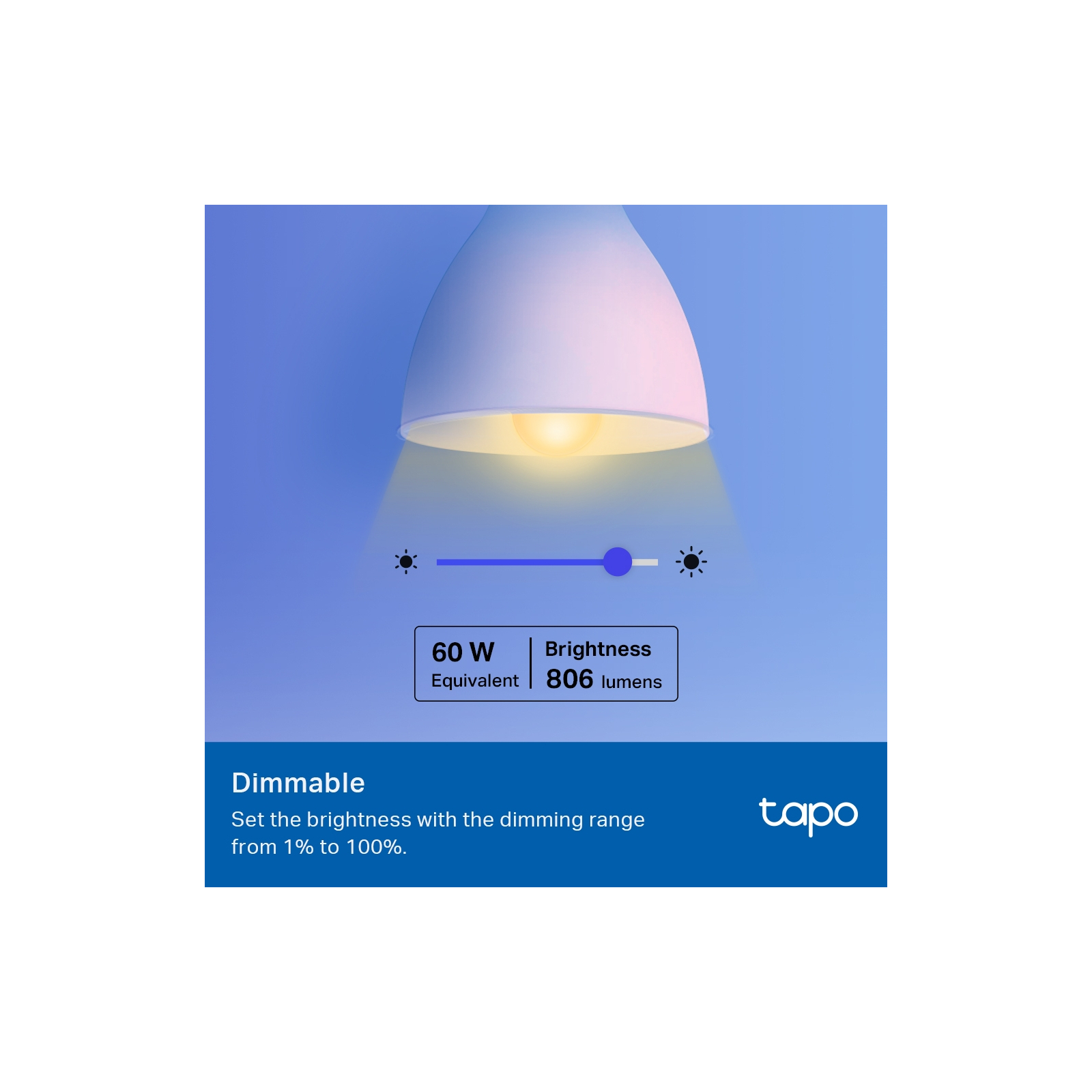 Розумна лампочка TP-Link Tapo L530E (2-Pack) (Tapo L530E(2-Pack)) зображення 4