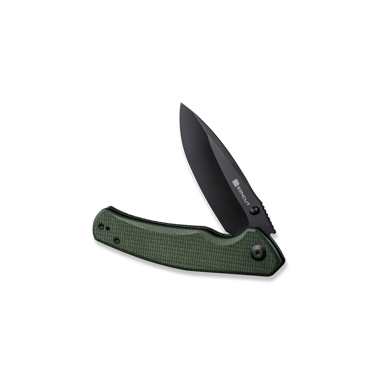 Ніж Sencut Slashkin Black Blade Green Micarta (S20066-3) зображення 4