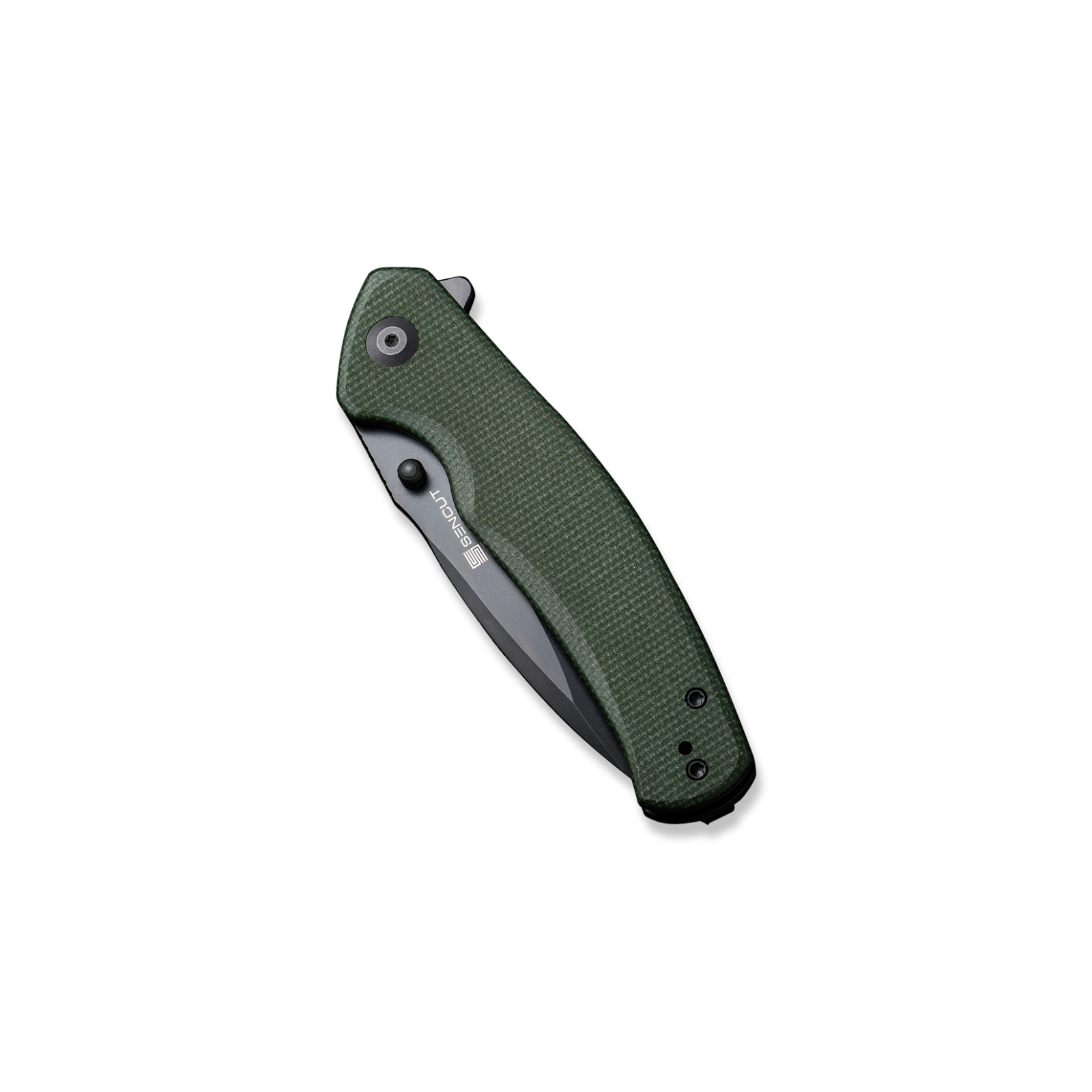 Ніж Sencut Slashkin Black Blade Green Micarta (S20066-3) зображення 5