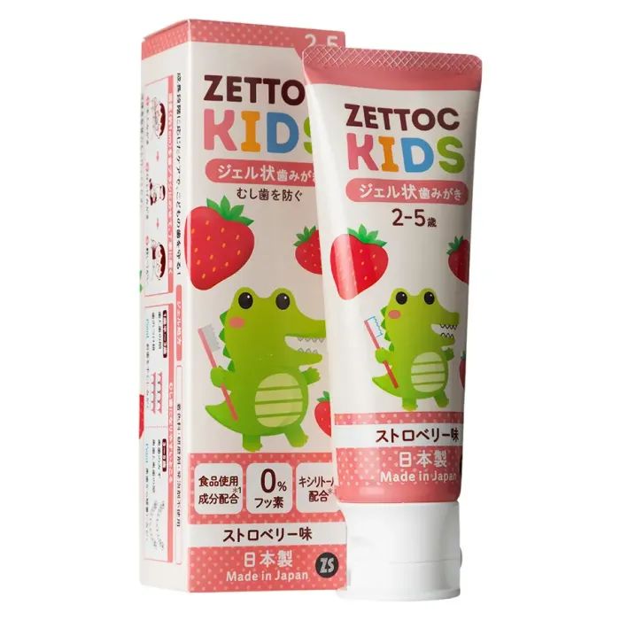Детская зубная паста Zettoc Nippon Клубника 60 г (4582118955305) изображение 2