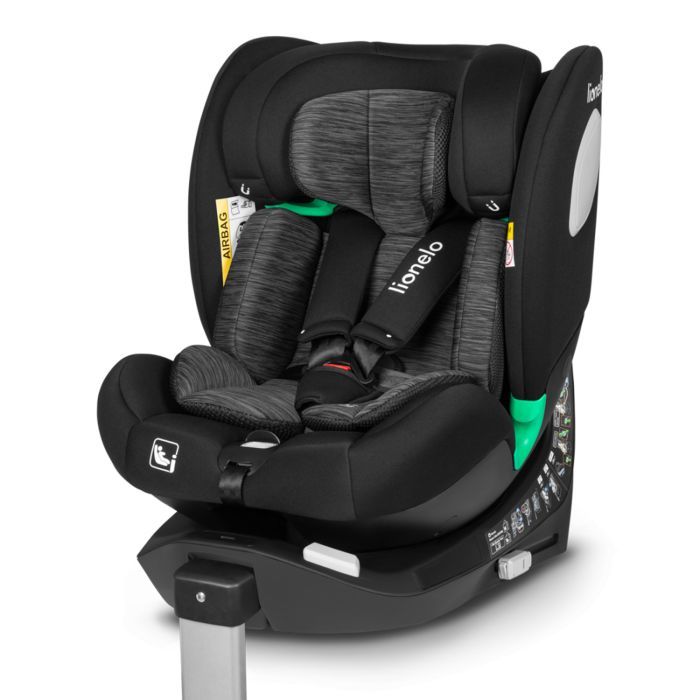 Автокресло Lionelo Braam i-Size Black Carbon, черно-серое (LO-BRAAM I-SIZE BLACK CARBON)