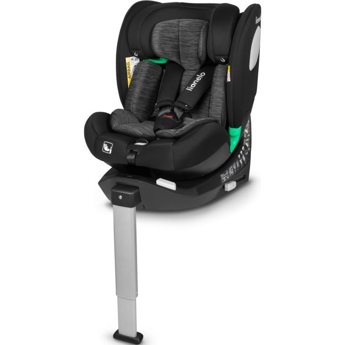 Автокресло Lionelo Braam i-Size Black Carbon, черно-серое (LO-BRAAM I-SIZE BLACK CARBON) изображение 2