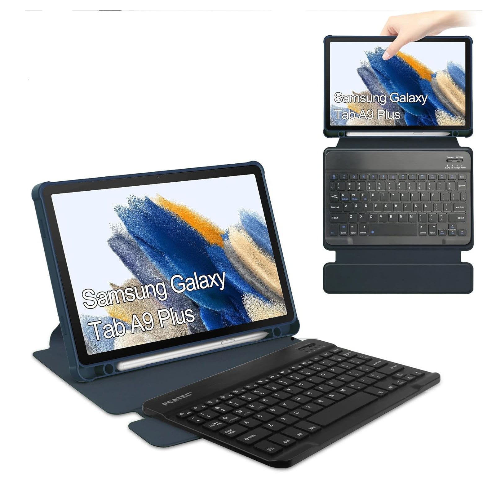 Чохол до планшета BeCover Keyboard 360° Rotatable Samsung Tab A9 Plus SM-X210/SM-X215/SM-X216 11.0" Black (710329) зображення 6