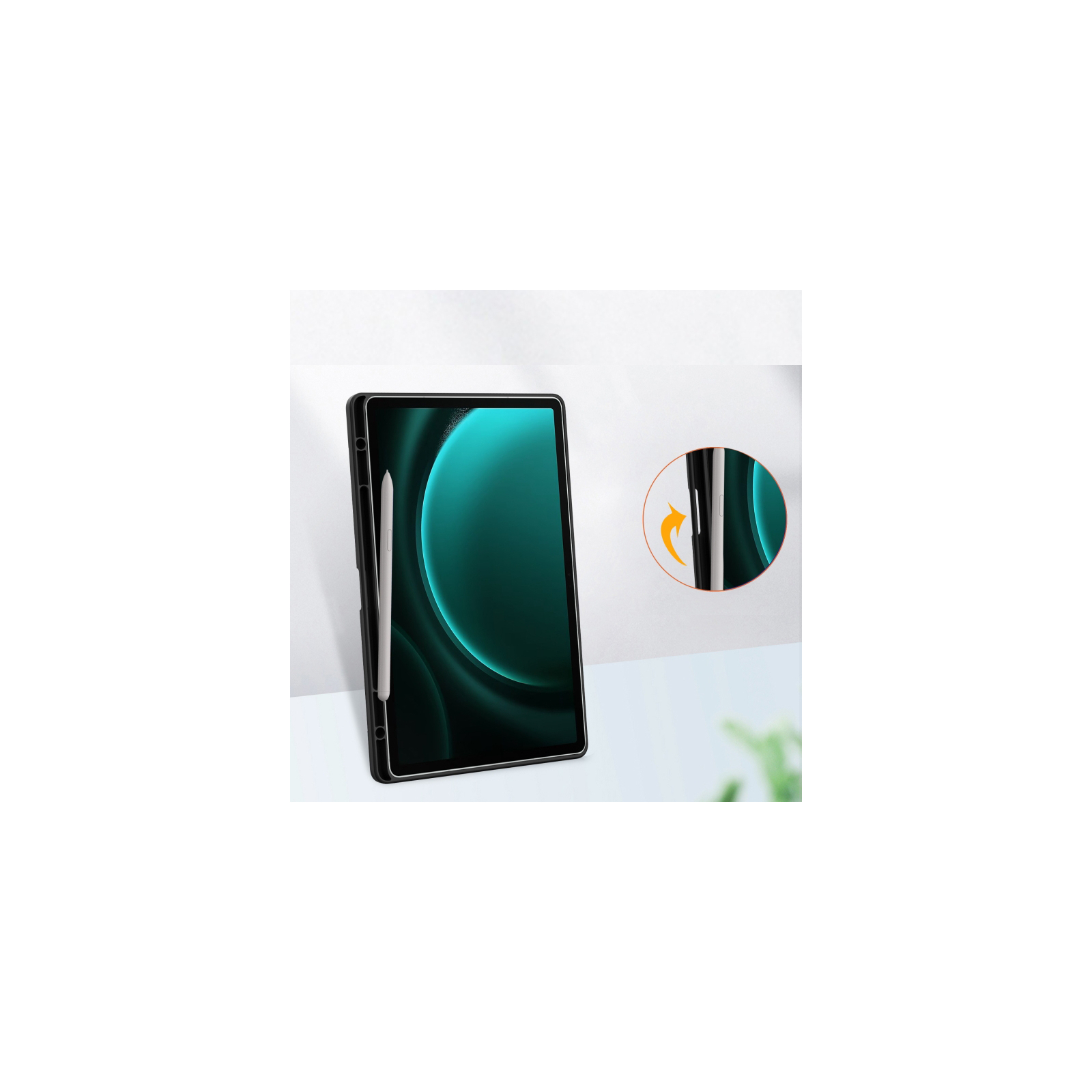 Чехол для планшета BeCover Soft Edge stylus holder Samsung Tab S9 Plus (SM-X810/SM-X816)/S9 FE Plus (SM-X610/SM-X616) 12.4" (710406) изображение 7